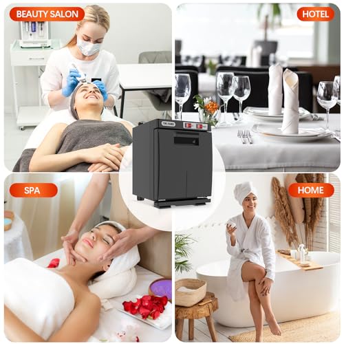 StateRiver Towel Warmer Cabinet - 5L Capacity Black