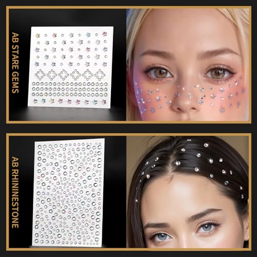 Teenitor Face Gems for Sparkle and Glitter