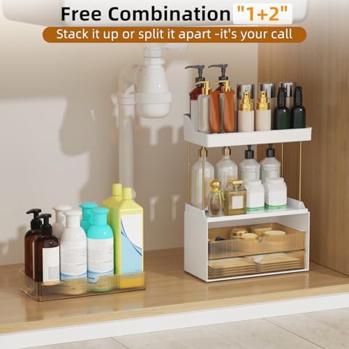 StorBin 3-Drawer Makeup Organizer with 5 Tiers