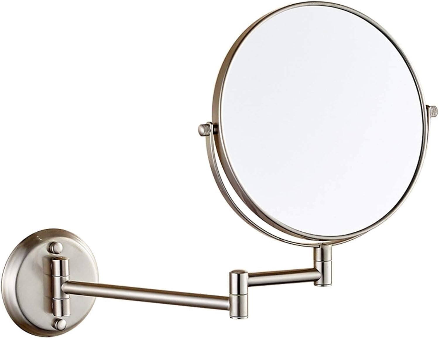 DEIHGE 8 Inch Double Sided Makeup Mirror with 360 Swivel and Magnification