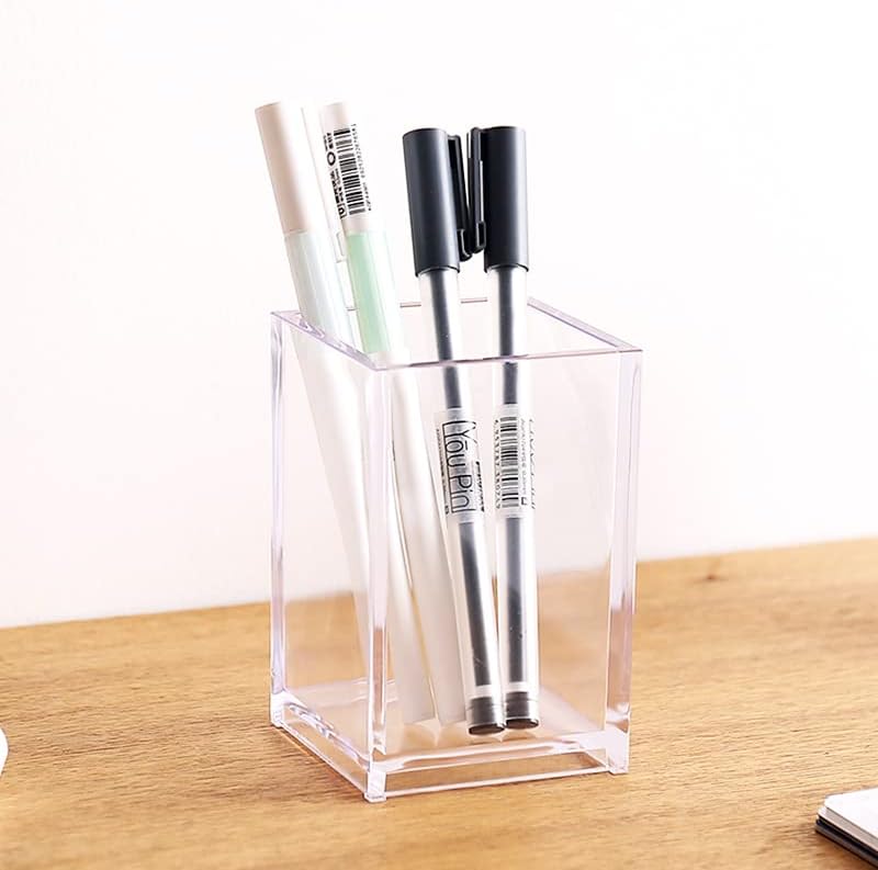 3 Pack Clear Acrylic Cosmetic Pencil Pen Holder