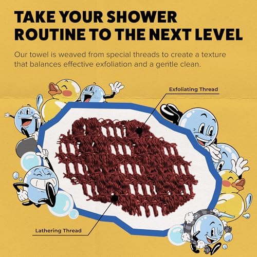 GOSHI Exfoliating Towel - Rip-Resistant Soft Made in Japan