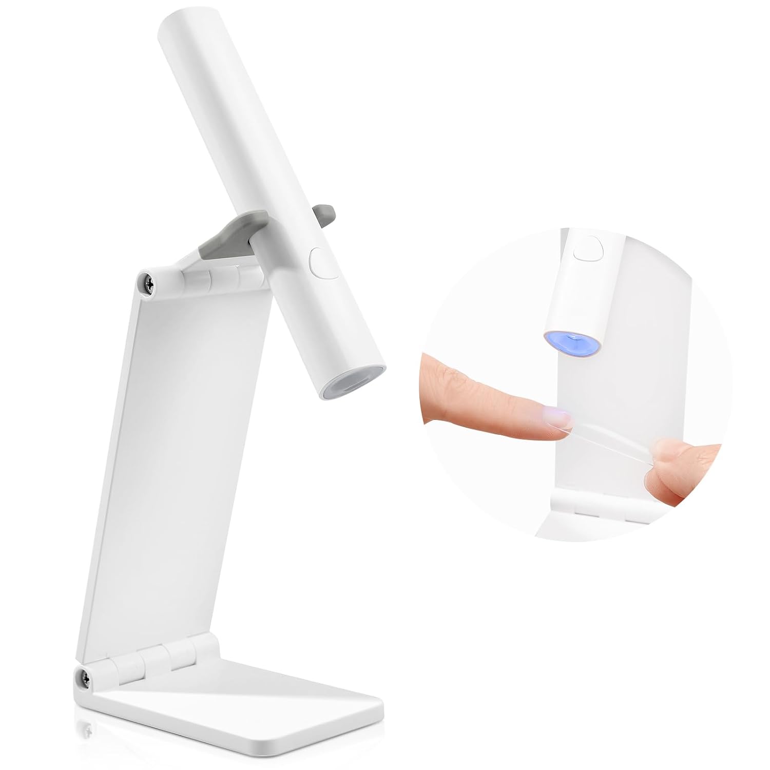 SAVILAND Mini UV Light for Nails - Wireless with Stand