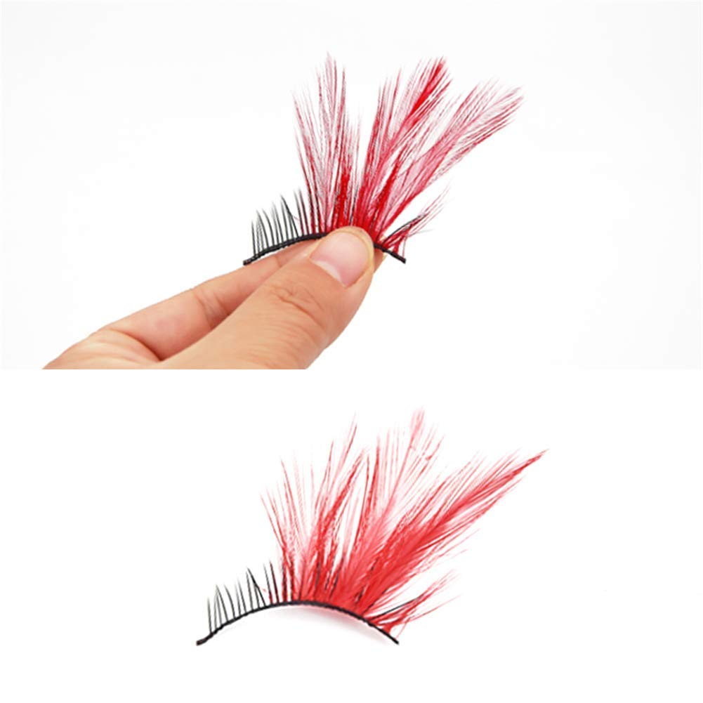 Aimeely Exaggerated Slim Feather False Eyelashes 2