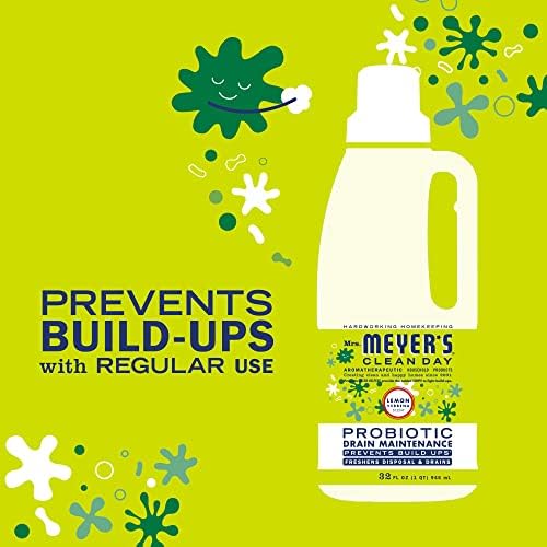 Mrs Meyers Probiotic Drain Maintenance Liquid 32 Fl Oz 1
