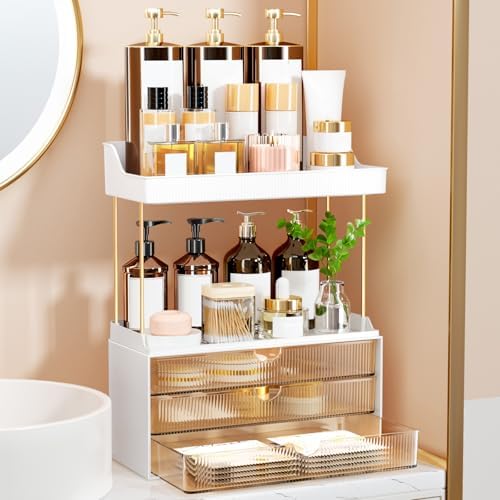StorBin 3-Drawer Makeup Organizer with 5 Tiers
