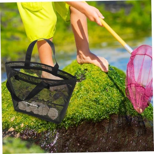 SOLUSTRE Unisex Mesh Shower Tote Bag Organizer 1