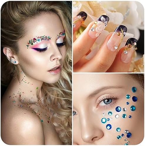 Etercycle Face Gems Self Adhesive for Festivals