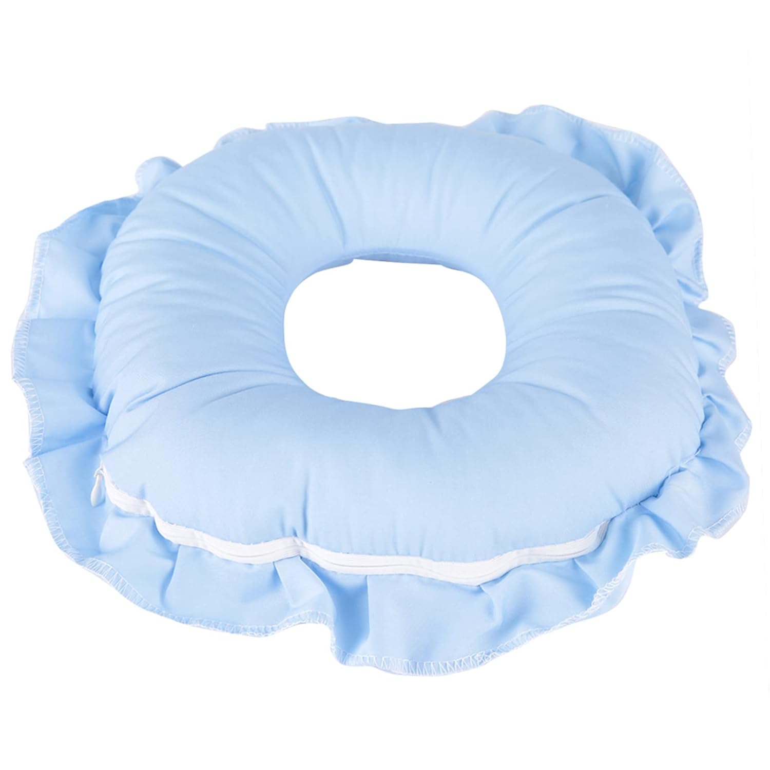 ZJchao Polyester Face Relax Pillow Blue