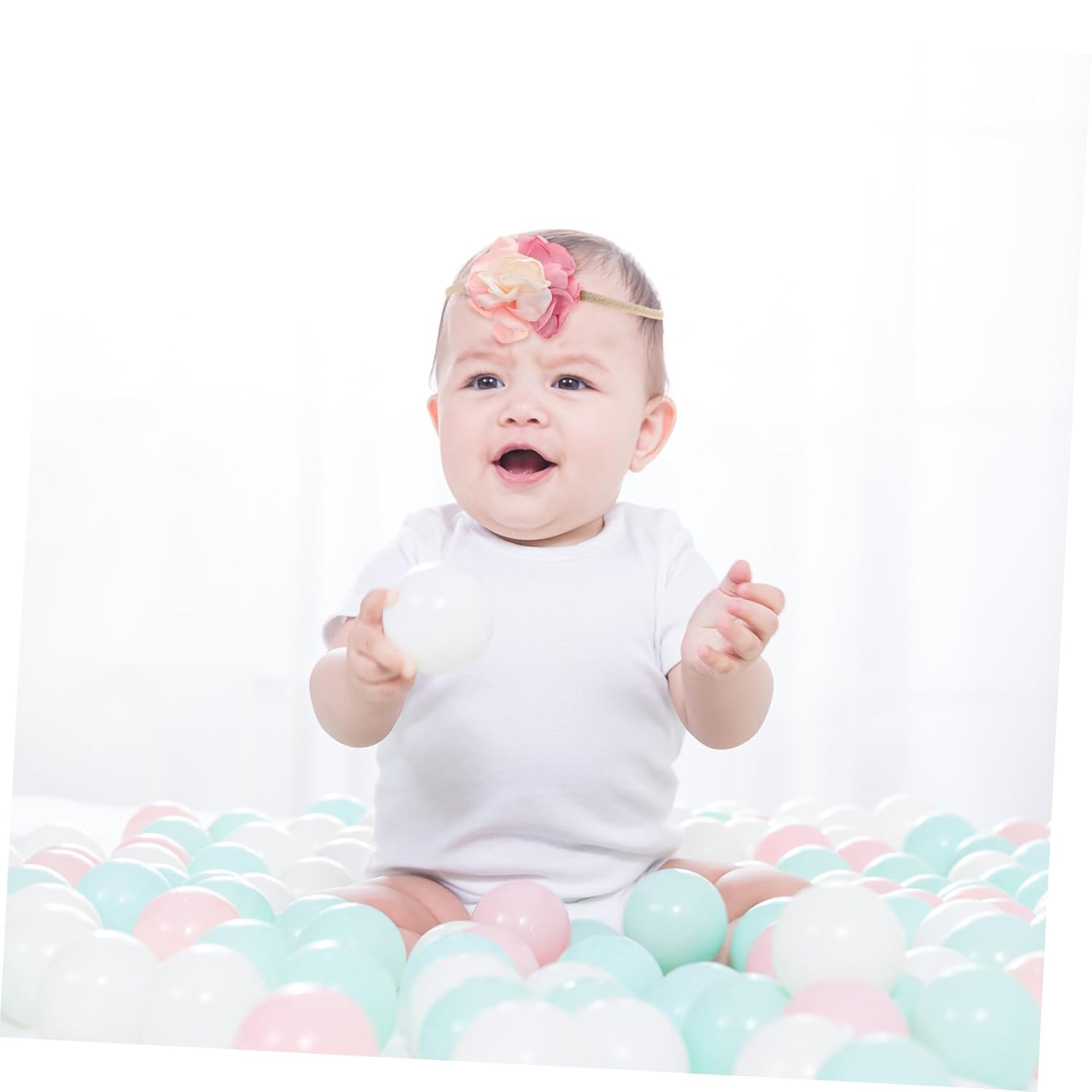 MERRYHAPY 10pcs Baby Headband Flower Set for Kids