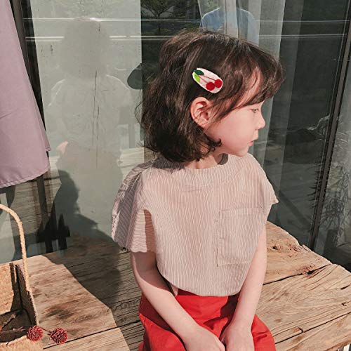 CRIZAN Felt Fruit Hair Clips for Baby Girl Set