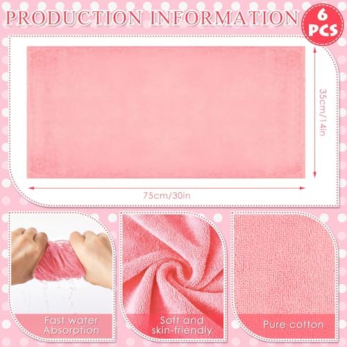 Patelai 6-Piece Kids Foot Spa Kit for Girls Pink