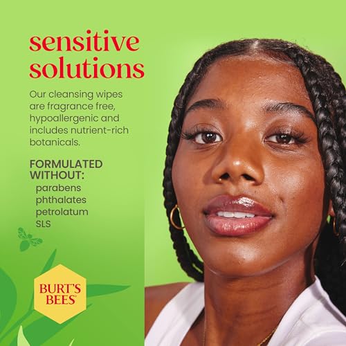 Burts Bees Aloe Vera Face Wipes 30 Ct 3-Pack 1