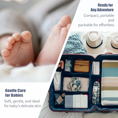 Ourmed Life Face Wipes 480 Count Biodegradable Clean Cloths for Sensitive Skin