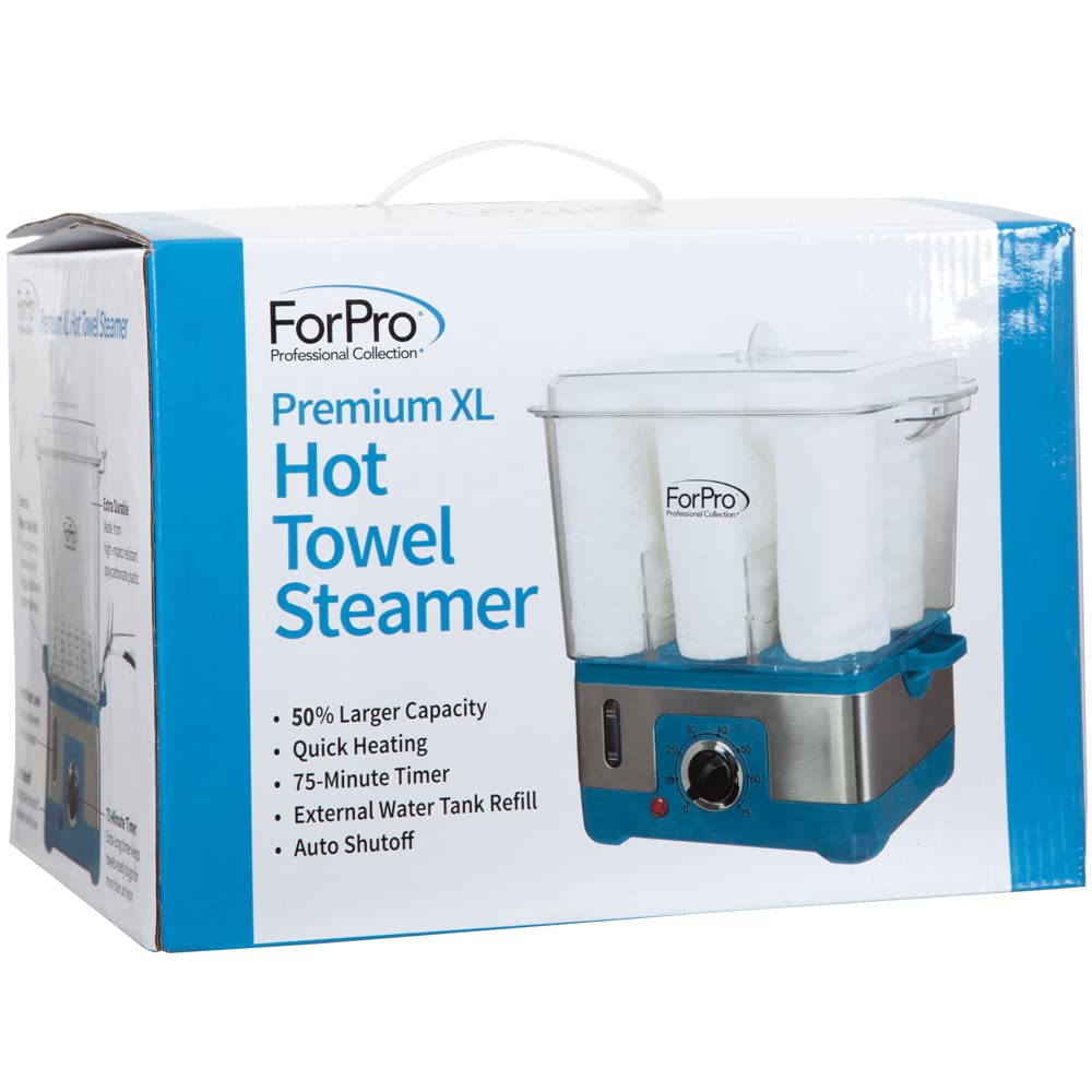 ForPro XL Premium Hot Towel Steamer 9 Towels Capacity