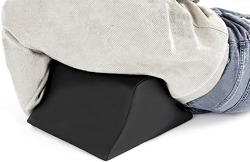 DRLOMILOMI Massage Table Trapezoid Wedge Pillow Black