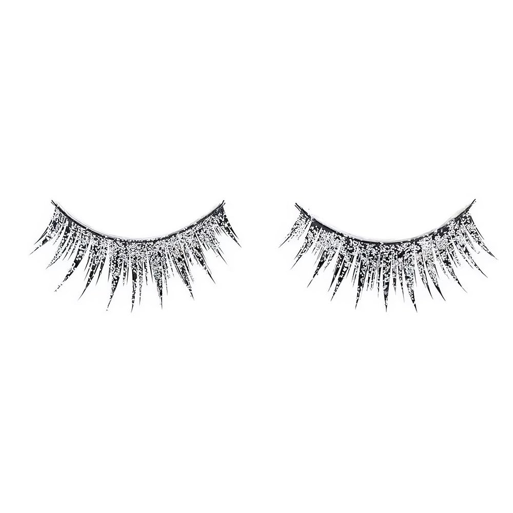 Amscan Silver Glitter Eyelashes - 475 X 5 1 Count