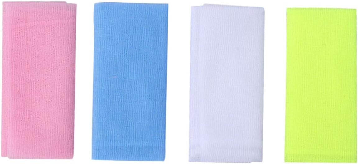 Ipetboom 2sets Long Nylon Back Scrubber Towel
