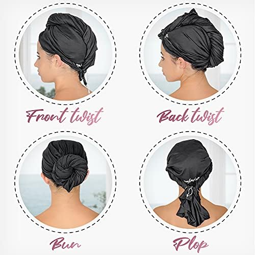 Microfiber Hair Towel Wrap for Women - Anti Frizz Fast Drying