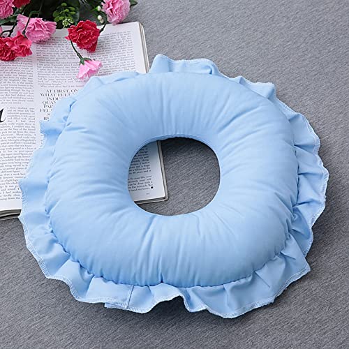 ZJchao Polyester Face Relax Pillow Blue