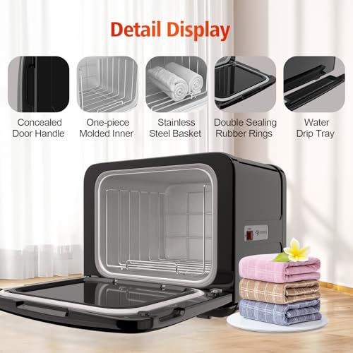 StateRiver Towel Warmer Cabinet - Black
