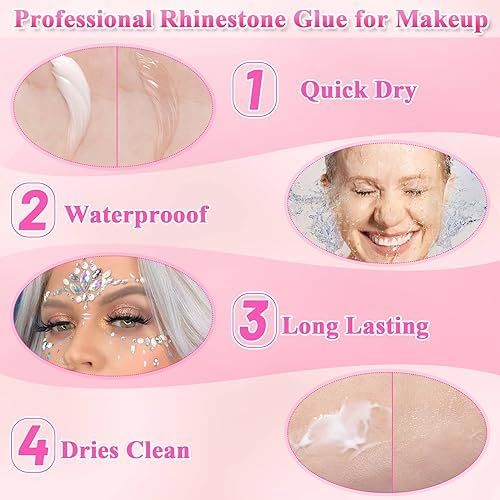 Shynek Face Glue for Rhinestones Glitter 1