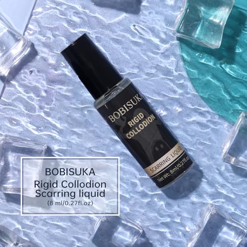 BOBISUKA Rigid Collodion 8ml Scar Makeup Liquid with Brush 1