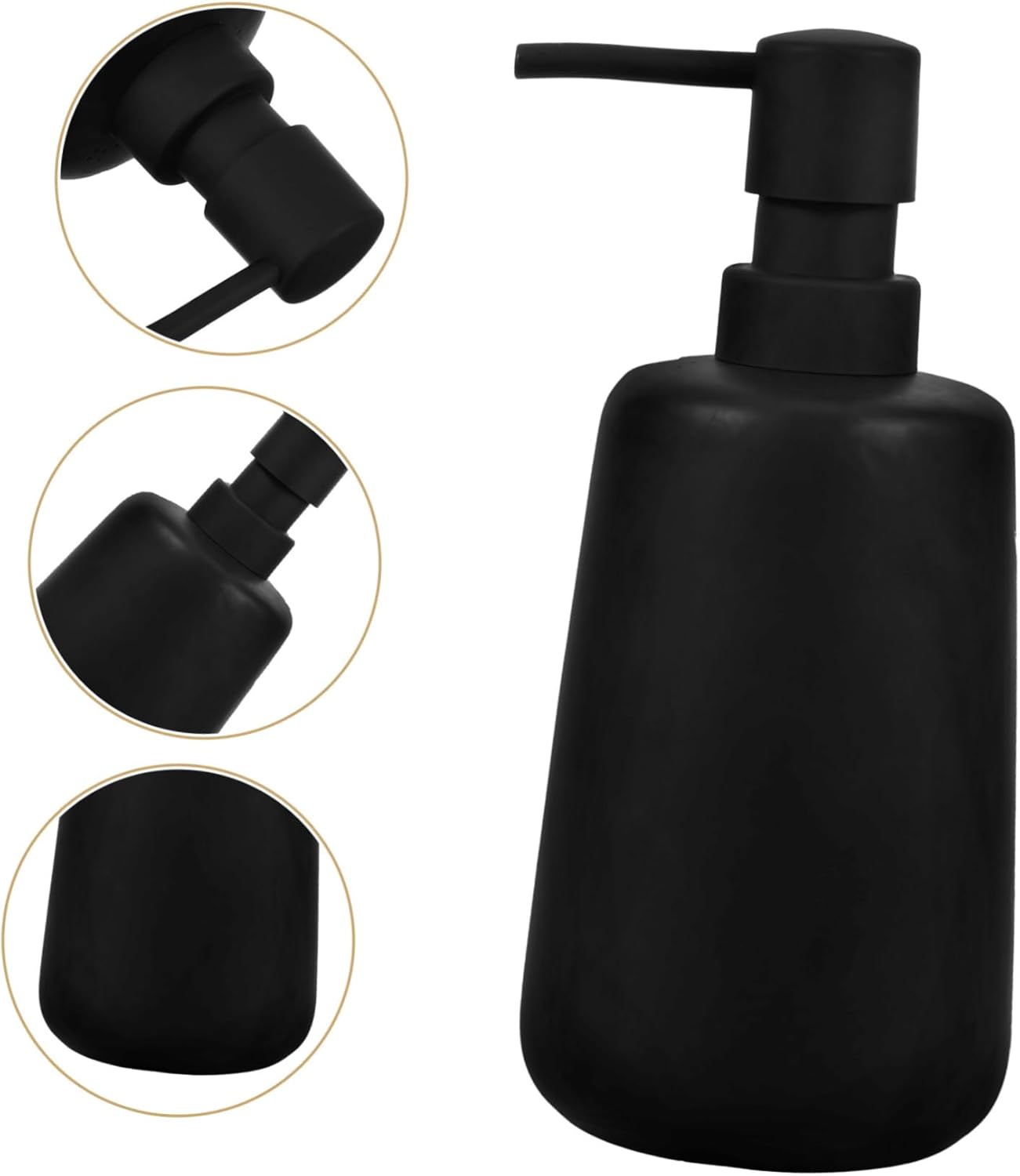 Veemoon 16oz Clear Travel Soap Dispenser Pump