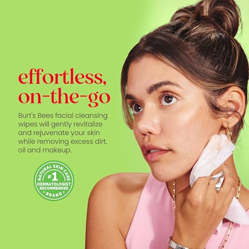 Burts Bees Aloe Vera Face Wipes 30 Ct 3-Pack 1