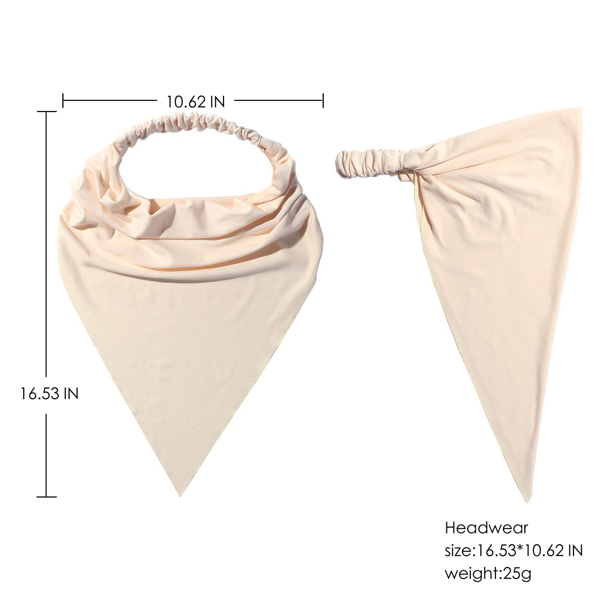Vercret 6 Pack Boho Triangle Headbands for Women 1