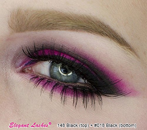 Elegant Lashes 018 Black False Eyelash