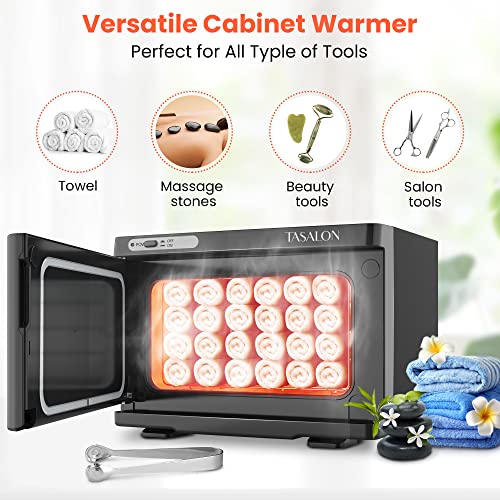 TASALON Hot Towel Warmer Cabinet 8L - Black