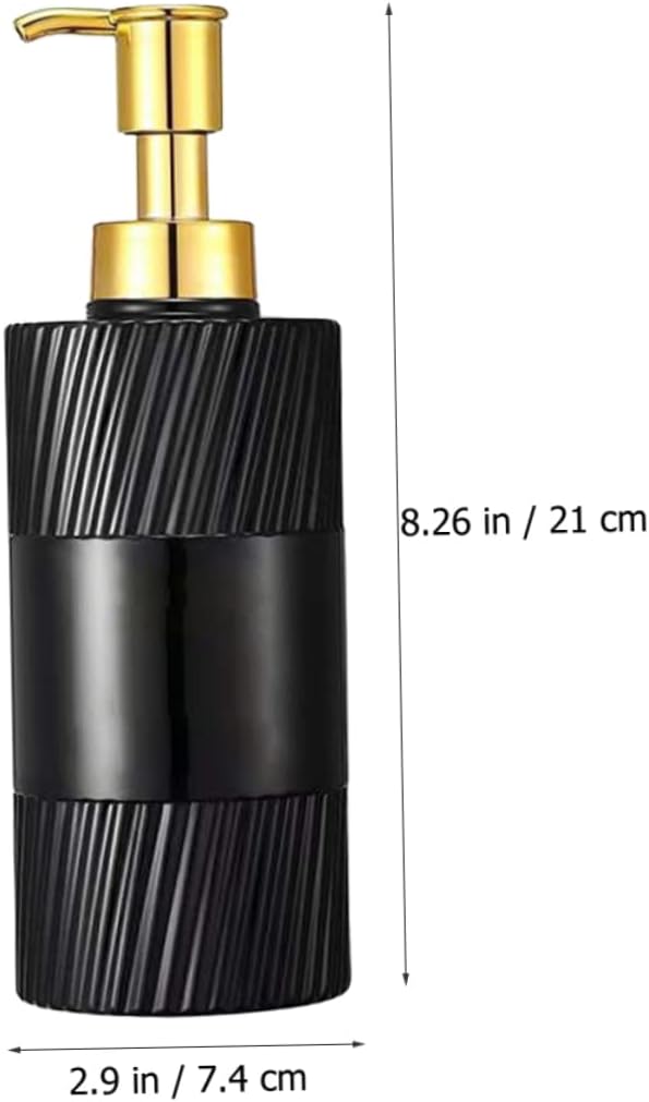 GLEAVI 2Pcs Refillable Shampoo Pump Bottles for Shampoo and Lotion