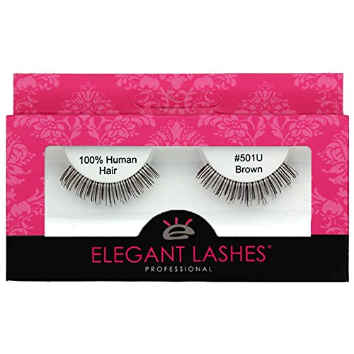 Elegant Lashes 501 Brown False Eyelash