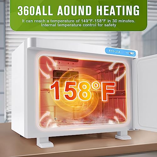 9TH SHOP 23L Hot Towel Cabinet with UV Light