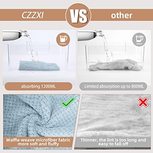 CZZXI 3 PCS Microfiber Hair Towel Set