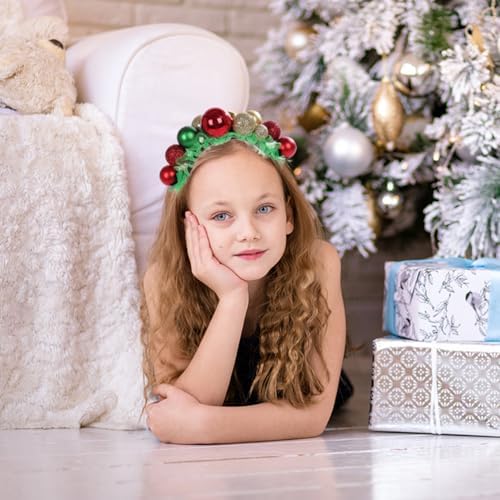 VALICLUD Christmas Hairband with Bells and Hoop