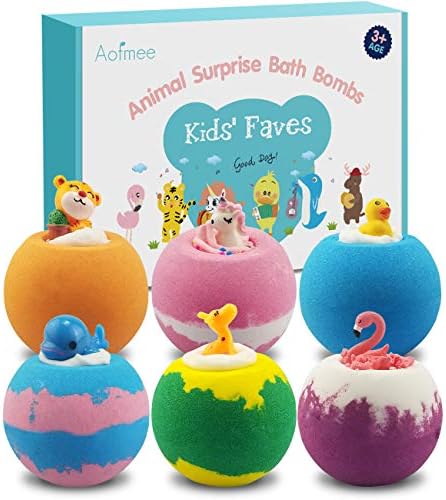 Aofmee Animal Surprise Bath Bombs for Kids 1