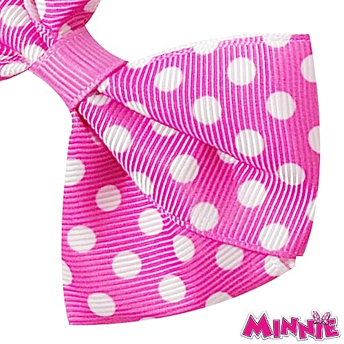 Disney Minnie Mouse Hair Bow Set - 7 Pieces with Clips