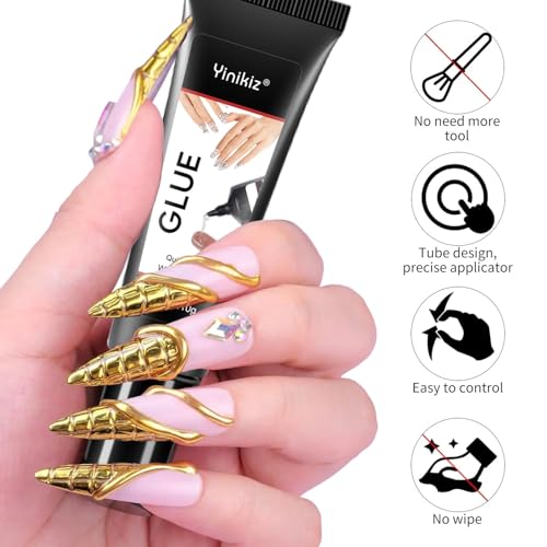 Wumawu Nail Glue Gel with Remover 10g 10ml Set