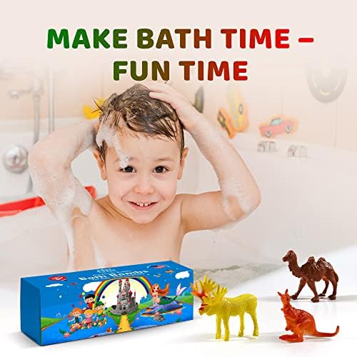 3 Wild Animal Bath Bombs for Kids Natural Safe