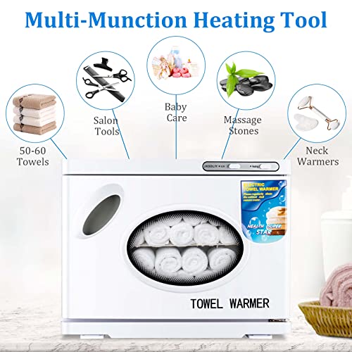 Hot Towel Cabinet 23L - Spa Towel Heater with See-Through Window