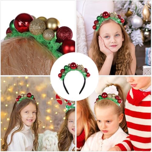 VALICLUD Christmas Hairband with Bells and Hoop