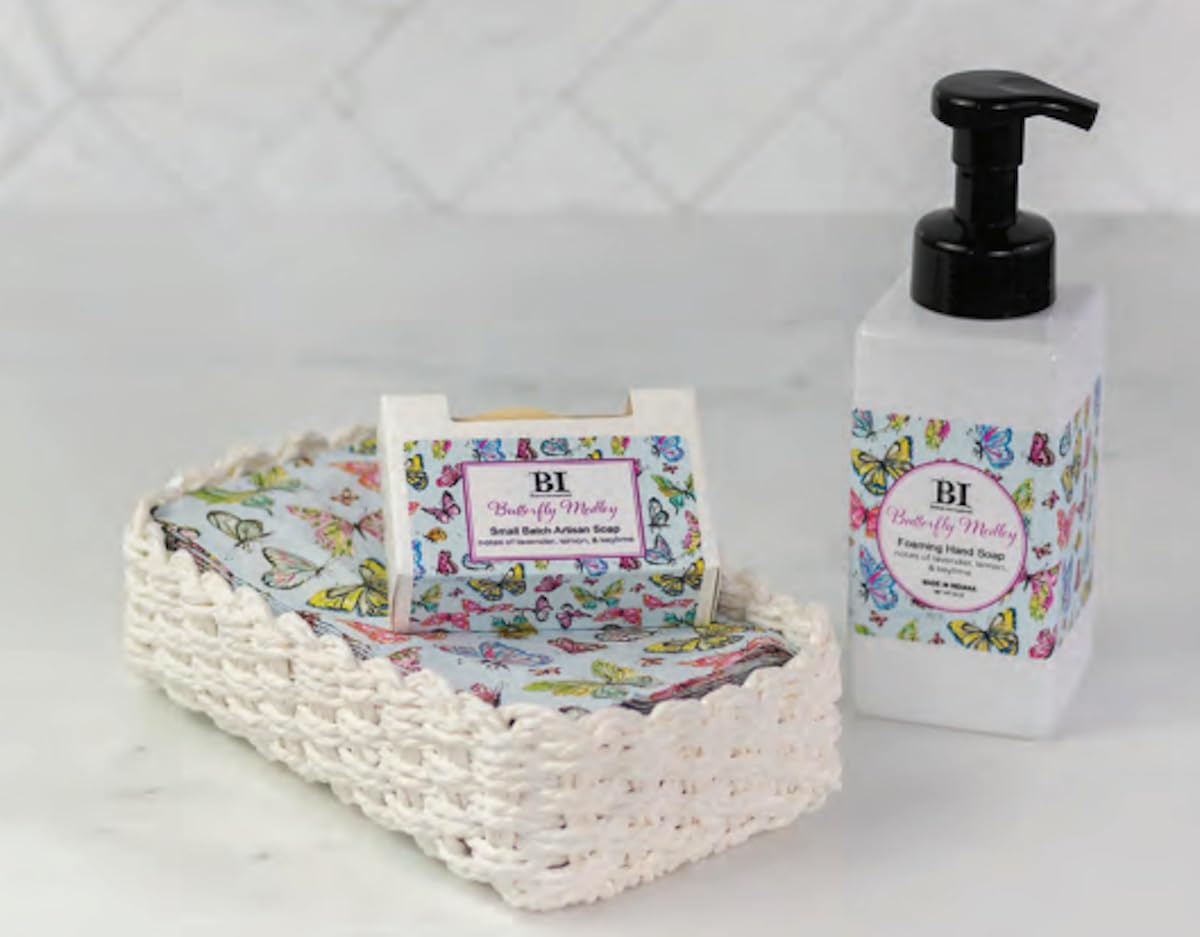 Boston International Foaming Hand Soap with Pump 16 Ounces Butterfly Medley Scent
