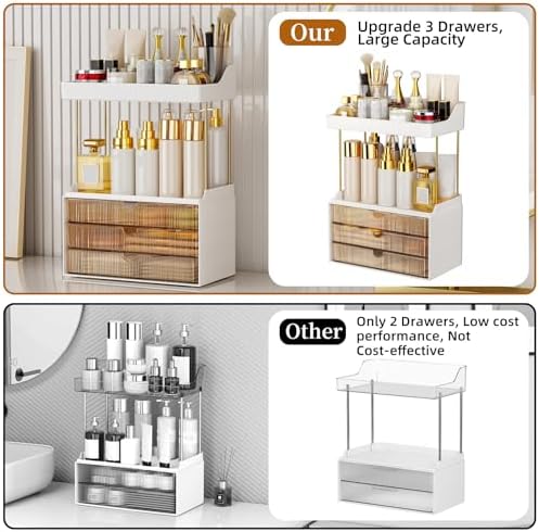 StorBin 3-Drawer Makeup Organizer with 5 Tiers