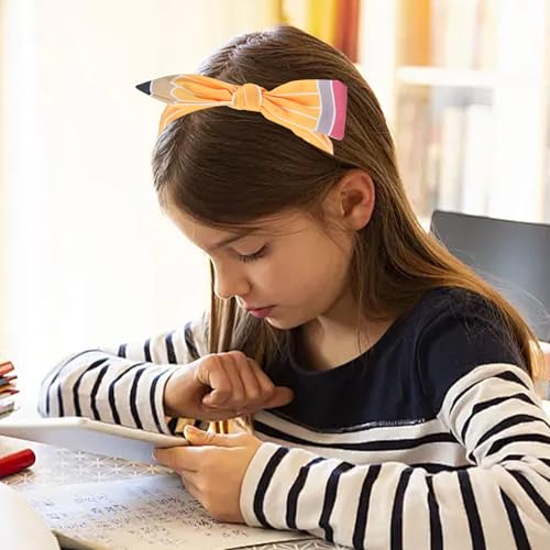 Totelux Yellow Pencil Headband for Women Girls School Events
