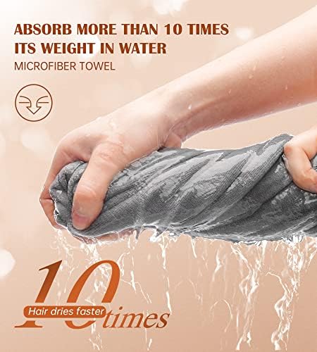 POPCHOSE Microfiber Hair Towel Wrap for Women