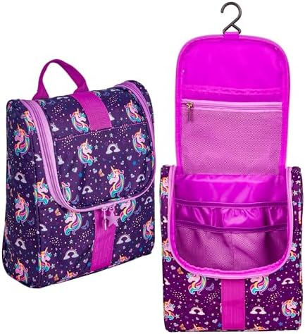 Cute Unicorn Hanging Kids Toiletry Bag 1