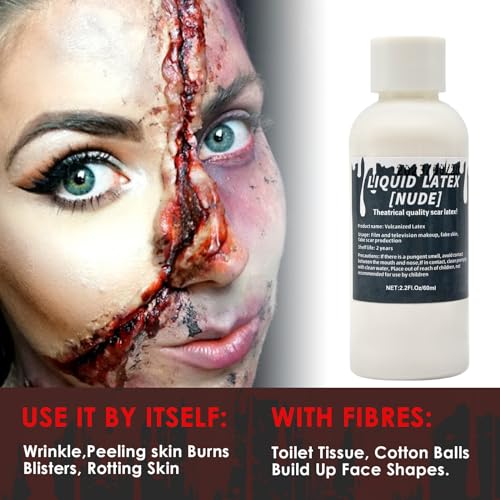 Kreyfer 22 Fl Oz Liquid Latex SFX Makeup Kit
