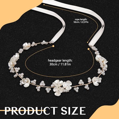 Elegant Orchid Pearl Headpiece for Girls and Women